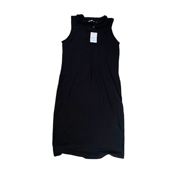 LNA Clothing Nuri Cross Front Dress Women's Black Size 2X Classic Evening Preppy - Picture 2 of 8